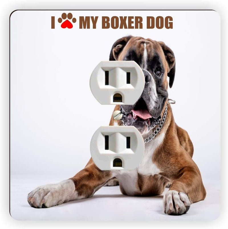 I Love My Boxer Dog - Outlet Cover