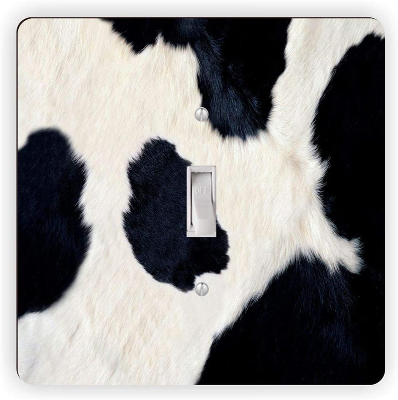 Cow Hide Design - Square - Single Toggle