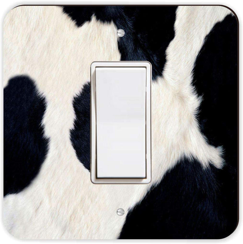 Cow Hide Design - Square - Single Rocker