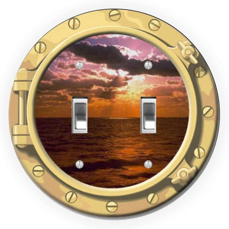 Porthole Sunset- Double Toggle