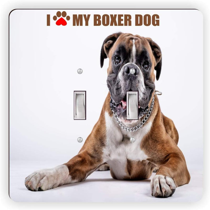 I Love My Boxer Dog - Double Toggle