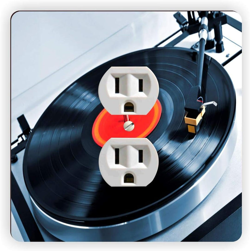 Vinyl Record on Turntable - Outlet Cover