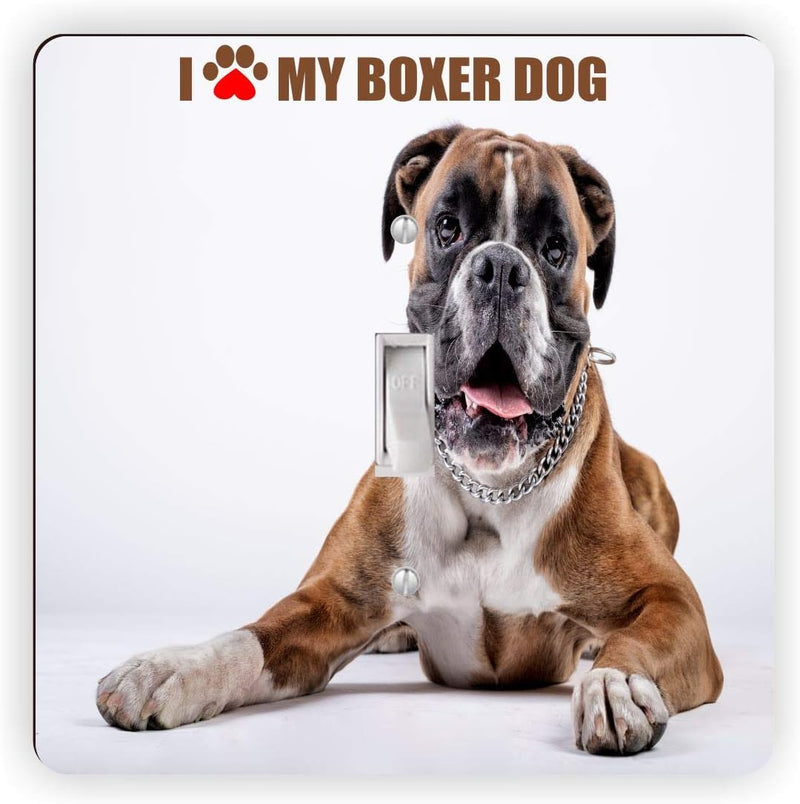 I Love My Boxer Dog - Single Toggle