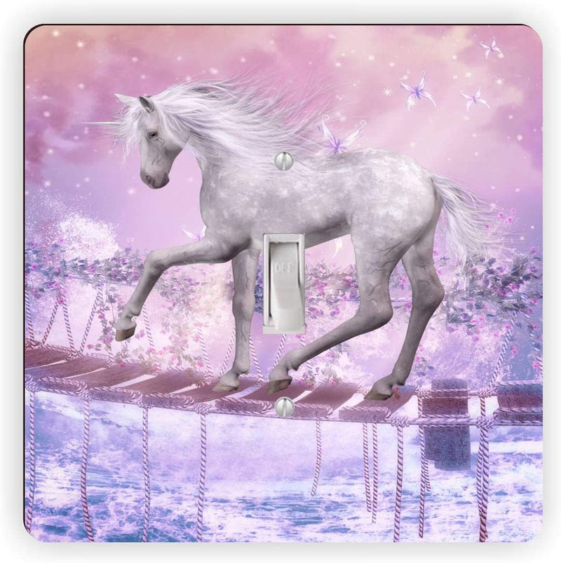 Unicorn on Lavender Pink - Single Toggle