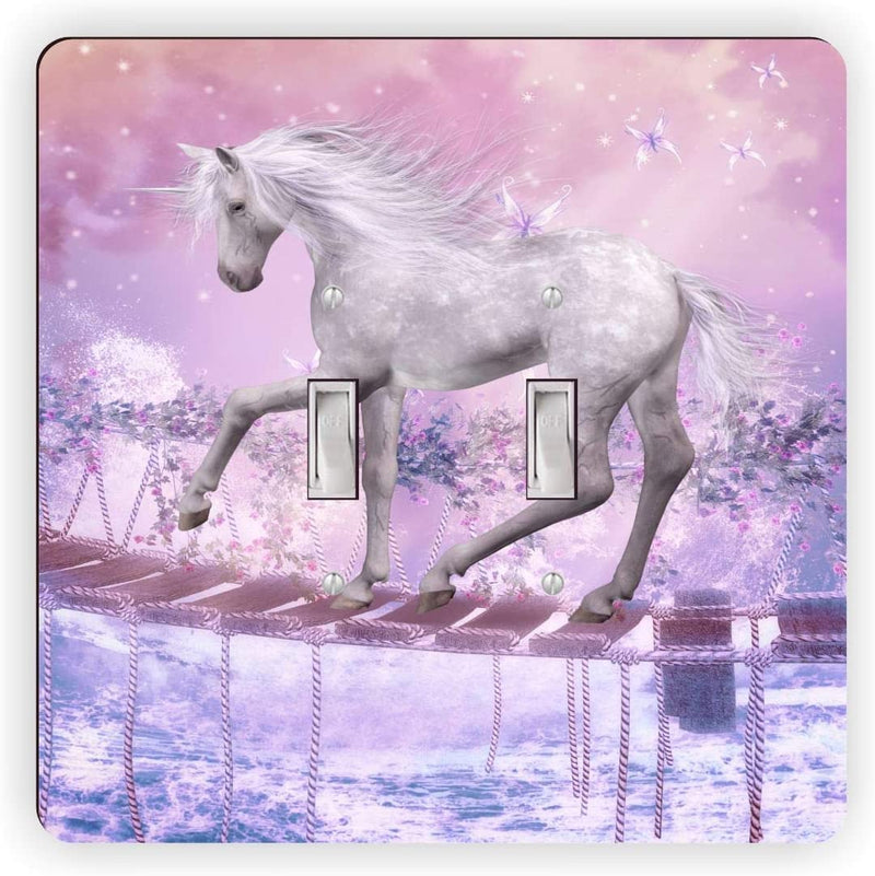 Unicorn on Lavender Pink - Double Toggle