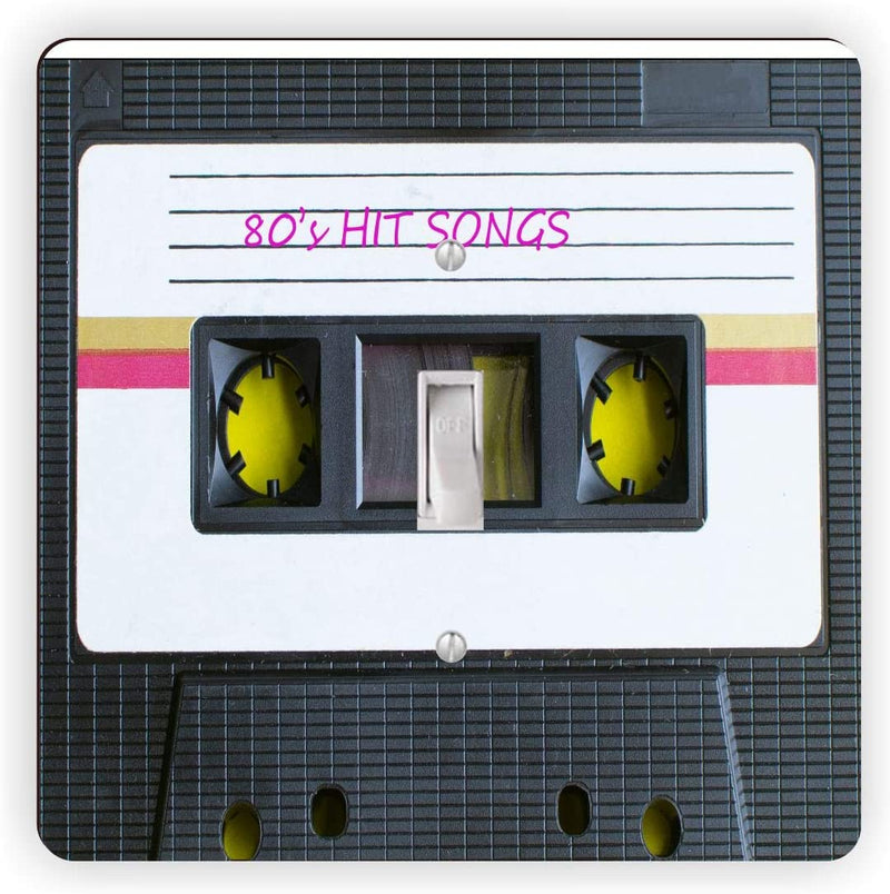 80's Cassette Design - Square - Single Toggle