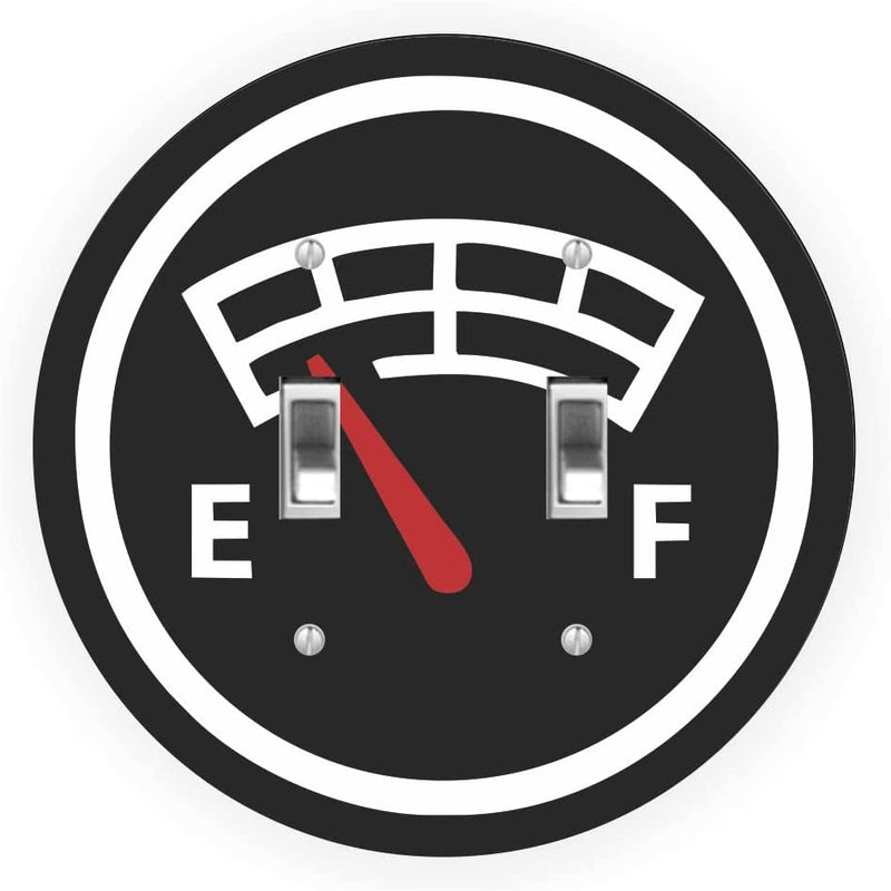 Fuel Gauge Design - Round - Double Toggle