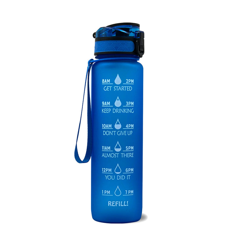 TRANSPARENT FLASK WATER BOTTLE