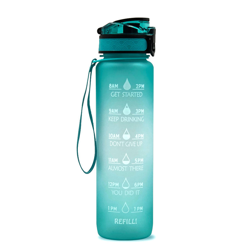 TRANSPARENT FLASK WATER BOTTLE