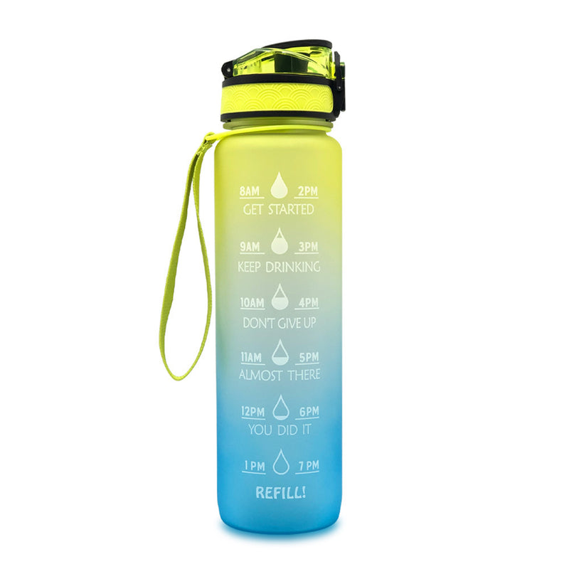 TRANSPARENT FLASK WATER BOTTLE