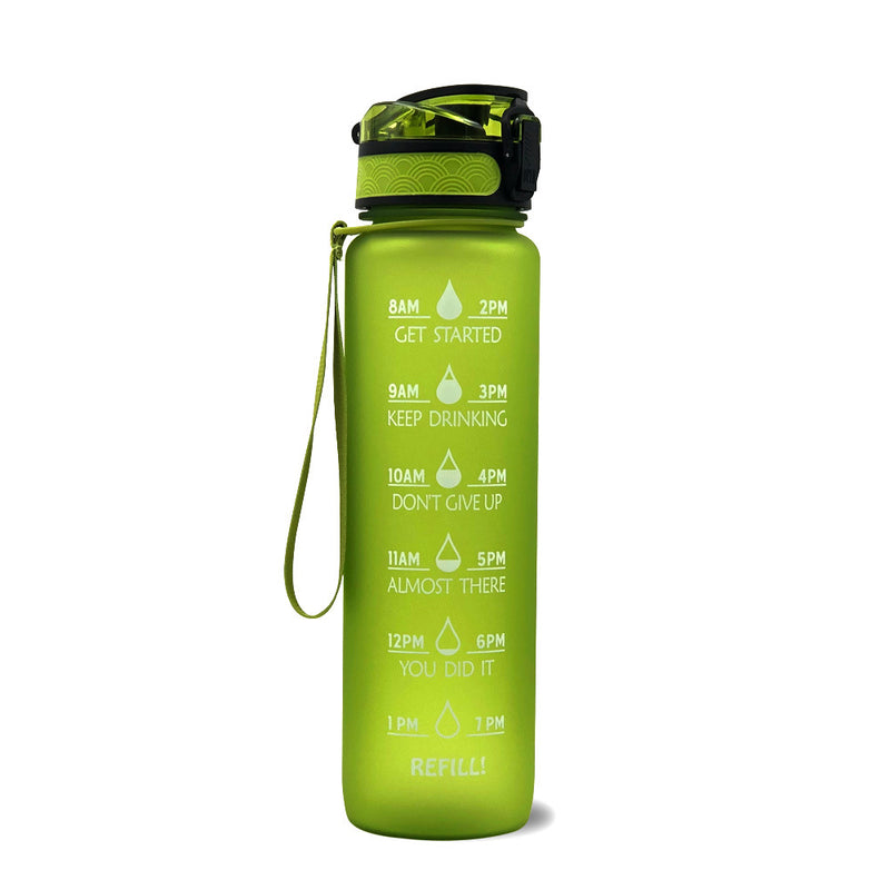 TRANSPARENT FLASK WATER BOTTLE