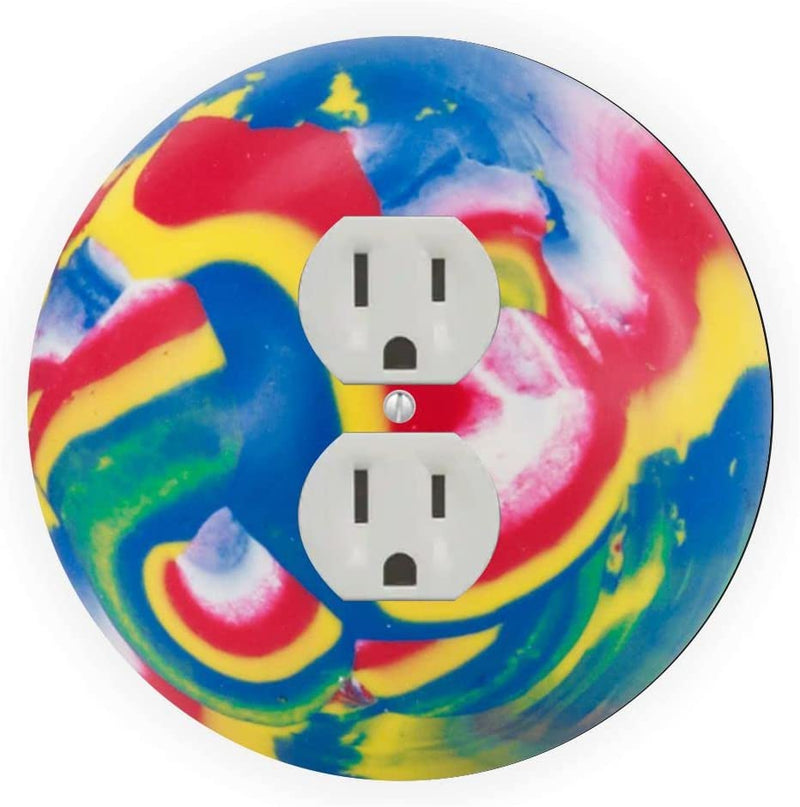 Bouncing Ball Design- Round Outlet Cover