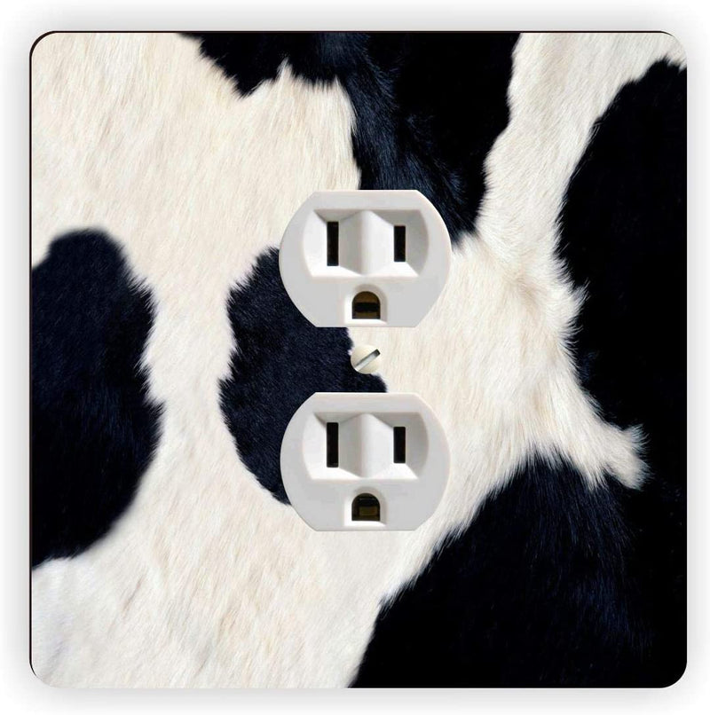 Black and White Cow Hide - Outlet Cover