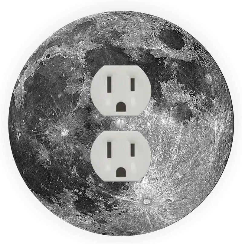 Moon Design Round Outlet Cover