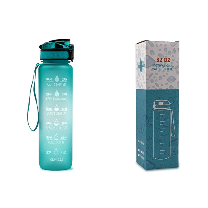 TRANSPARENT FLASK WATER BOTTLE