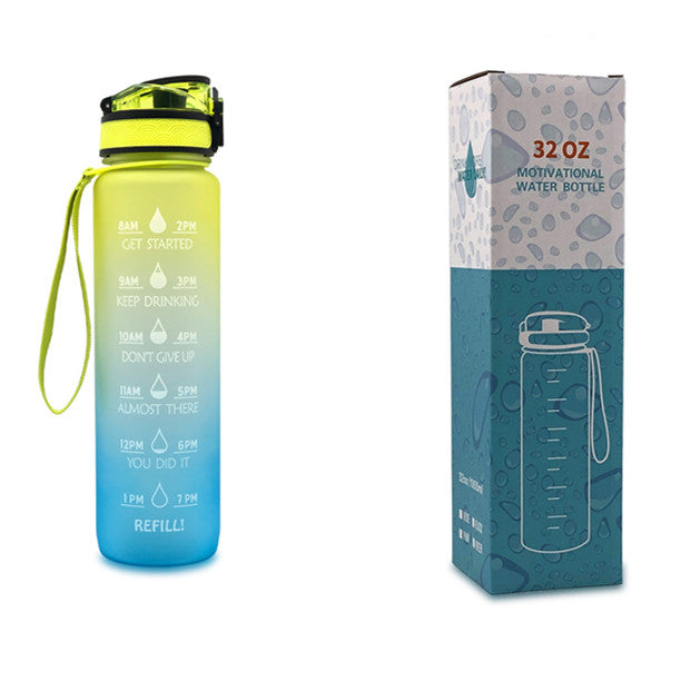 TRANSPARENT FLASK WATER BOTTLE