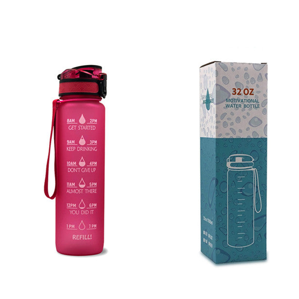 TRANSPARENT FLASK WATER BOTTLE