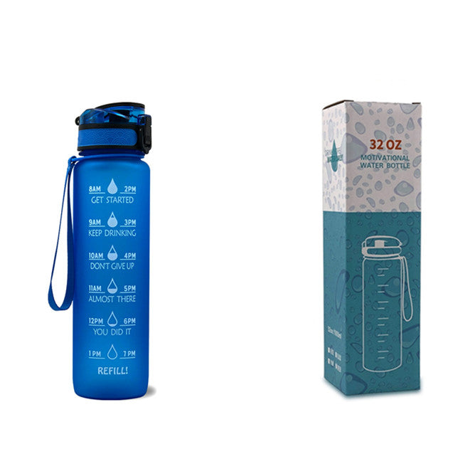 TRANSPARENT FLASK WATER BOTTLE