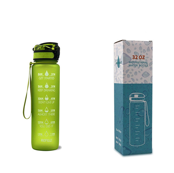 TRANSPARENT FLASK WATER BOTTLE